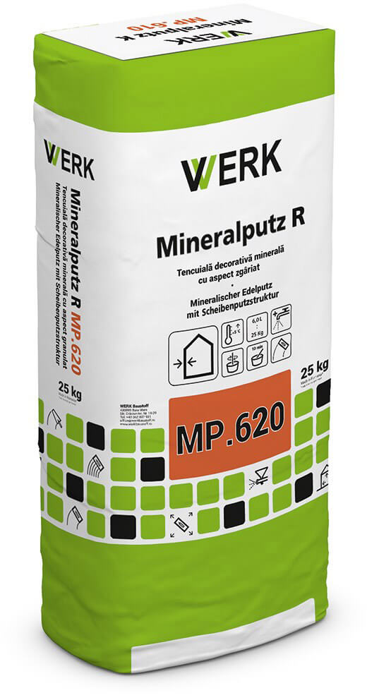 MP.620 R2 Tencuiala decorativă minerală, 25kg